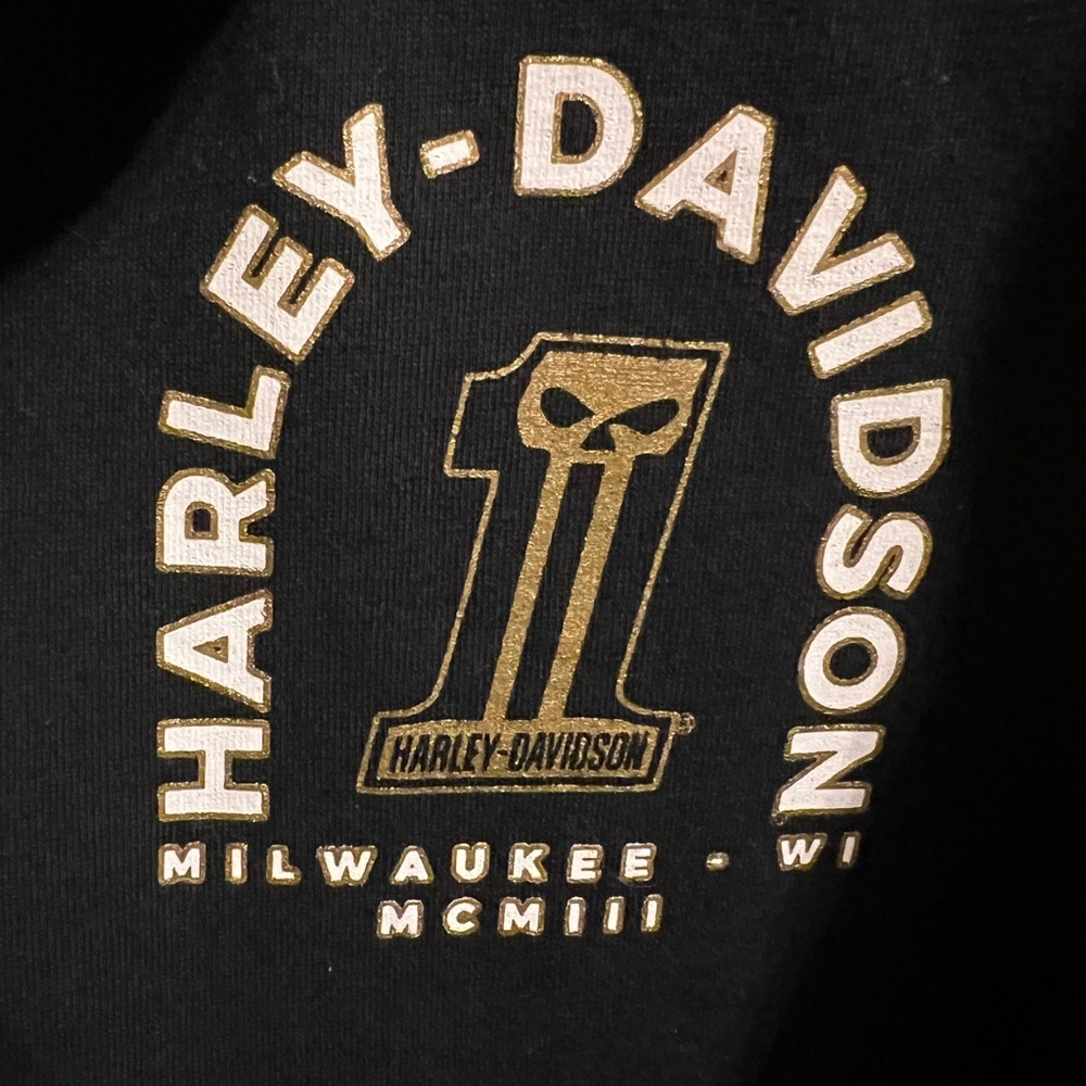 WILLIE G Harley-Davidson® Willie G Ladies Milwaukee. WI MCMIII Hoodie- NWOT! 💀 - Picture 2 of 12